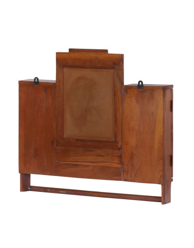 Koupelnová skříňka se zrcadlem, 61x10x56cm