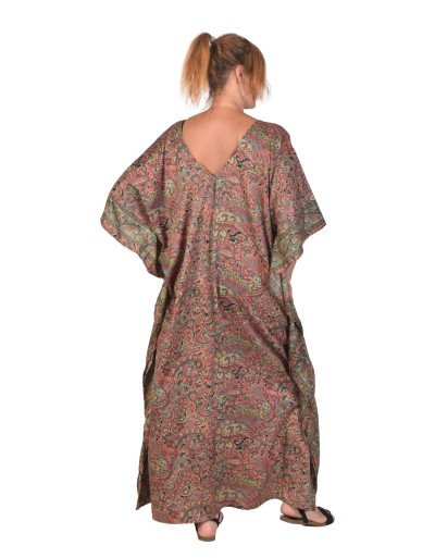 Dlouhý kaftan s krátkým rukávem