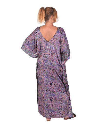 Dlouhý kaftan s krátkým rukávem