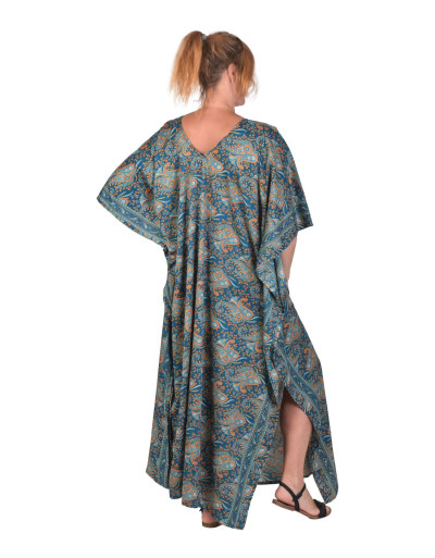 Dlouhý kaftan s krátkým rukávem