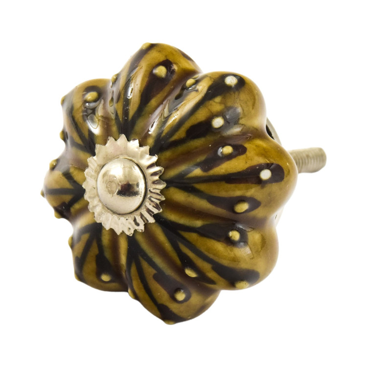 Malovaná porcelánová úchytka na šuplík