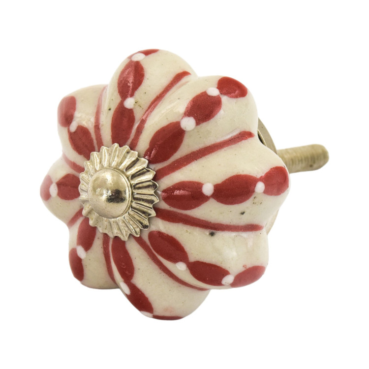 Malovaná porcelánová úchytka na šuplík