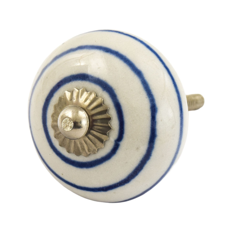 Malovaná porcelánová úchytka na šuplík