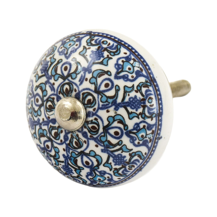 Malovaná porcelánová úchytka na šuplík