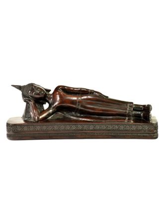 Narozeninový Buddha, úterý, pryskyřice, hnědý,  50cm