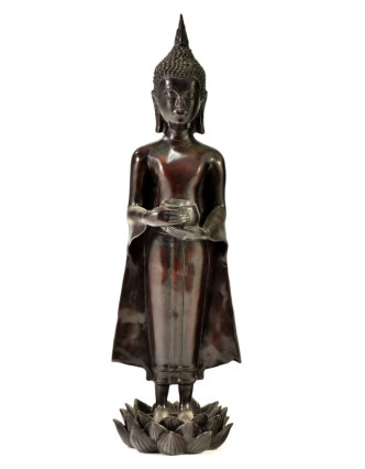 Narozeninový Buddha, středa, pryskyřice, hnědý,  50cm
