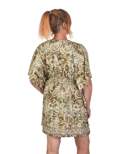 Krátký kaftan s gumou v pase