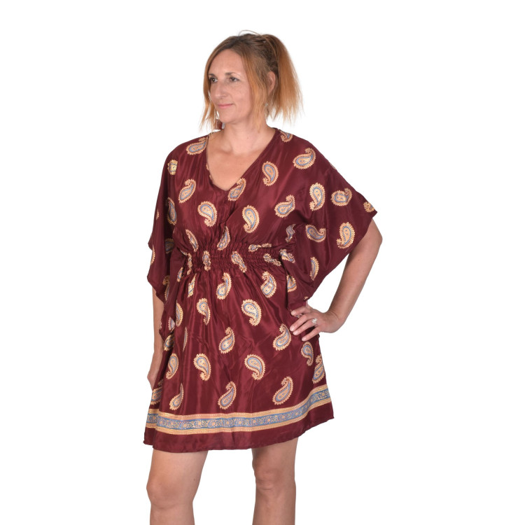 Krátký kaftan s gumou v pase
