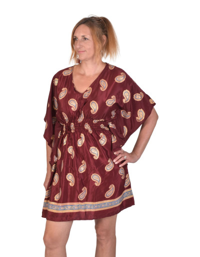 Krátký kaftan s gumou v pase