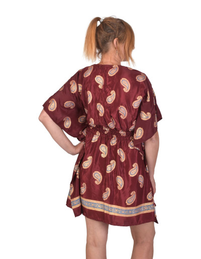 Krátký kaftan s gumou v pase