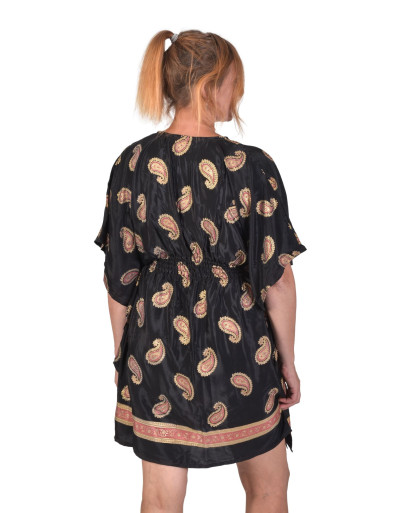 Krátký kaftan s gumou v pase