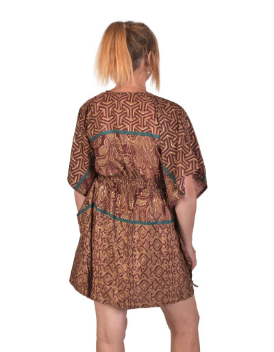 Krátký kaftan s gumou v pase