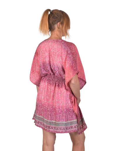 Krátký kaftan s gumou v pase
