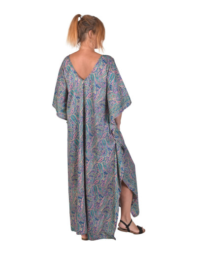 Dlouhý kaftan s krátkým rukávem