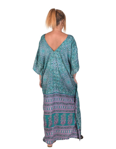 Dlouhý kaftan s krátkým rukávem