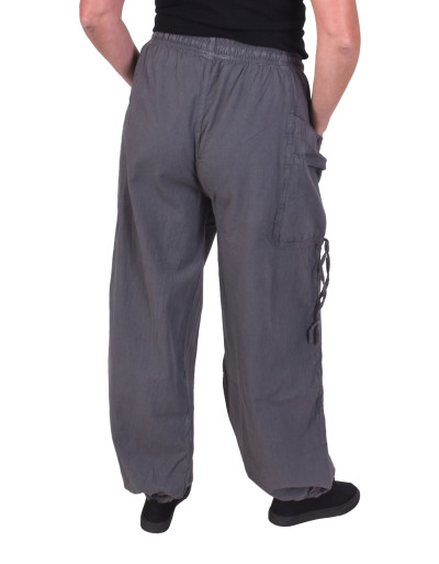Zkracovací pohodlné unisex kalhoty, šedé