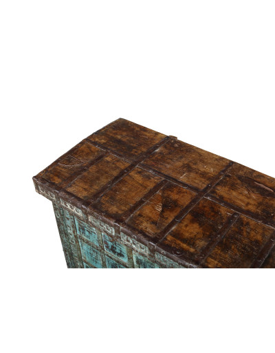 Starožitná truhla z teakového dřeva, 127x47x95cm