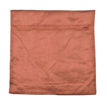 Saténový povlak na polštář se zlatou výšivkou, zip, 40x40cm
