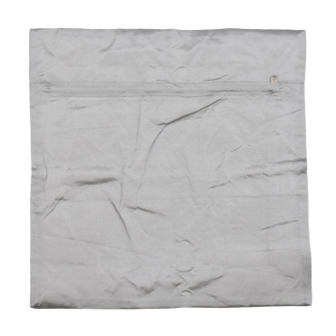 Saténový povlak na polštář se zlatou výšivkou, zip, 40x40cm