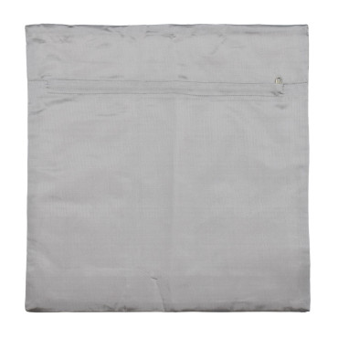 Saténový povlak na polštář se zlatou výšivkou, zip, 40x40cm