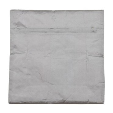 Saténový povlak na polštář se zlatou výšivkou, zip, 40x40cm