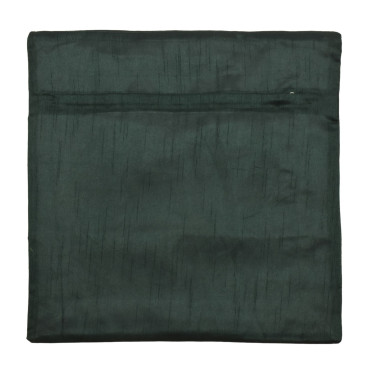Saténový povlak na polštář se zlatou výšivkou, zip, 40x40cm