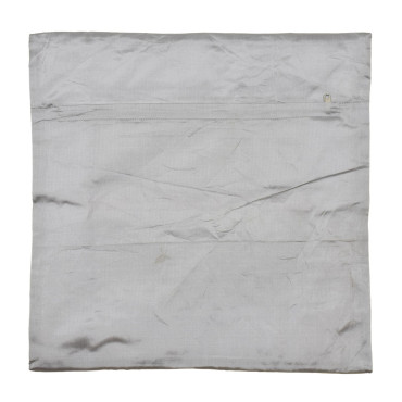 Saténový povlak na polštář se zlatou výšivkou, zip, 40x40cm