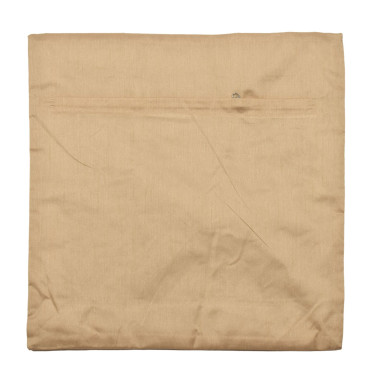 Saténový povlak na polštář se zlatou výšivkou, zip, 40x40cm