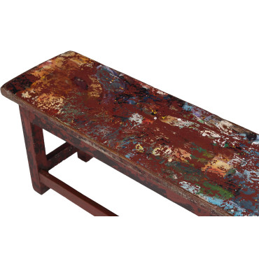 Lavice z teakového dřeva, 182x30x39cm